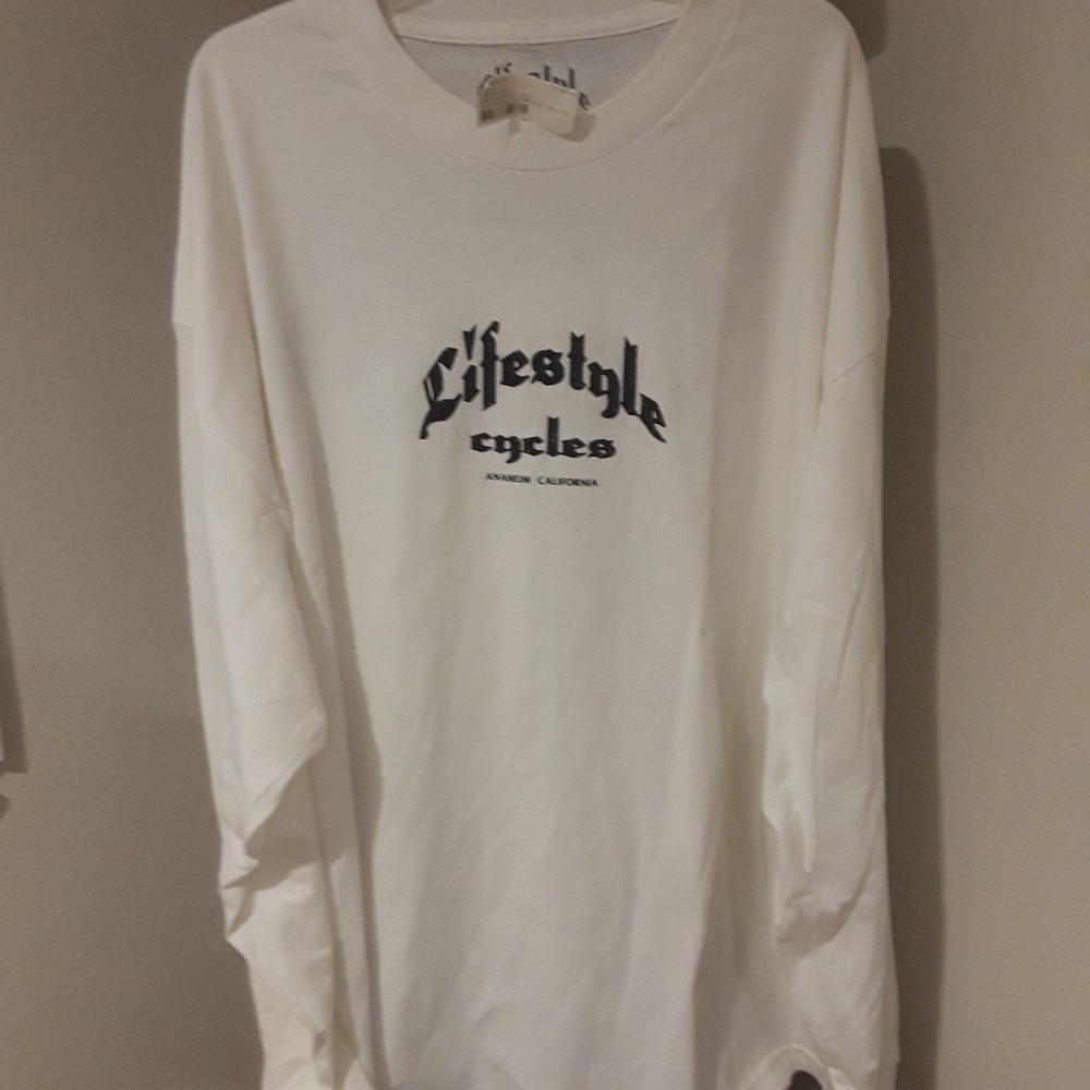 Men's long sleeved t-shirt - Lifestyle Cycles logo